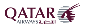 Start 6 Qatar Airways logo - International airline for global flights