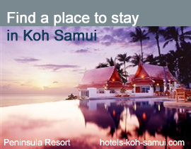 Guide to hotels and places to stay on Koh Samui Island in Thailand